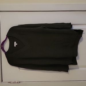 New Directions, XL, Green V-Neck Sweater